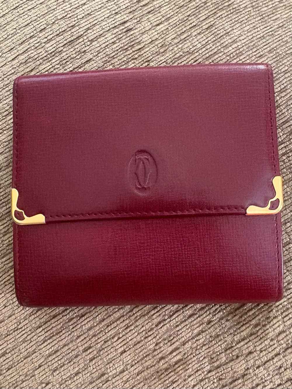 Cartier Tri-food Leather Wallet